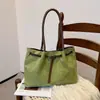 Bolso bandolera versátil plisado estilo coreano, nueva tendencia de moda 2026, bolso de hombro retro, bolso tote para el trabajo, bolso de mano