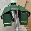 Bolsa de transporte em lona para bicicleta elétrica motocicleta bagageiro traseiro Gancho para bolsa bolsa de bagagem bolsa grande de camelo bolsa traseira