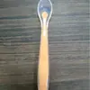 Cuchara de Silicona Cuchara Suave de Silicona para Bebé Aprendiendo a Comer Vajilla Alimentación Alimento Complementario Grado Alimenticio Alimento