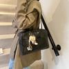 Bolsas de Grande Capacidade para Outono e Inverno para Mulheres 2025 Nova Bolsa Transversal Versátil Retrô para Pendurar no Ombro Bolsa Satchel da Moda Bolsa Boston