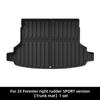 Alfombrillas para el suelo y alfombrilla para el maletero de TPE adecuadas para modelos Subaru Forester 19-25