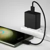Adequado para Carregador Padrão EUA para Celular Samsung S24 Ultra 45W Cabeça de Carregamento Rápido S23 Cabeça de Carregamento Rápido 45W