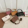 2026 Nuevo Bolso Cuadrado Pequeño Tejido de Moda Transfronterizo Estilo Coreano Bolso de Mano Texturizado Bolso Cruzado Bolso para Mujer