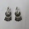 Joias criativas de personalidade retrô estilo chinês brincos de franja com lua cheia de diamantes brincos da moda brincos atacado
