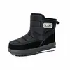 Botas de Nieve Modelo Nuevo Invierno 2026 con Forro de Felpa, Engrosadas y Cálidas, Zapatos de Algodón Antideslizantes para Hombre de Talla Grande, Zapatos de Algodón para Exteriores del Noreste