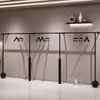 Estante de exhibición de ropa, estante de hierro negro para tiendas de ropa, perchero de pared para tiendas de moda, estante de exhibición para tiendas de ropa de mujer