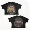 2026 Verano Hip-Hop Dibujos Animados Patrón Nuevo Transfronterizo Camiseta Estampada Estilo Harajuku Ropa de Manga Corta para Hombre