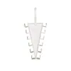 Estante de almacenamiento de doble cara en forma de V para pared para dormitorio, perchero multifuncional para ropa, sombreros, bufandas y pasadores