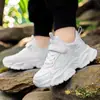 2026 Nuevos Zapatos Blancos para Niños 6-12 Años Ligeros Suela Suave Zapatos Deportivos Otoño Versátiles Zapatos para Correr