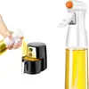 Botella Atomizadora de Aceite Transfronteriza Amazon Botella Ligera para Control de Aceite para Alimentos Barbacoa al Aire Libre Freidora de Aire Traje de Botella Atomizadora de Aceite de Vidrio