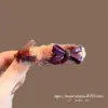 Pinza para el Cabello de Peluche con Lazo Estilo Coreano para Mujer 2026 Nuevo Clip Lateral de Alta Gama para Flequillo, Pinza Ovalada para la Frente, Pasador para Cabello Suelto