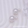 Nuevos pendientes de bola de doble cara con baño de oro y color caramelo, dos pendientes para mujer.