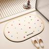 Alfombrillas de Piso Absorbentes de Agua Antideslizantes Estilo Ins Lindas Dibujos Animados para Baño Puerta de Inodoro Baño Suaves de Lodo Diatomeas Alfombra