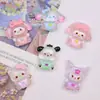 Pañales que brillan en la oscuridad Accesorios de Resina Sanrio Pegamento Crema Funda para Teléfono Móvil DIY Pasador Imán para Refrigerador Agujero Lote para Zapatos