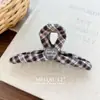 Pinza para el Cabello de Lana con Forma de Corazón Estilo Universitario para Otoño e Invierno con Pinza Lateral y Pinza de Tiburón para Moño en la Parte Trasera de la Cabeza Accesorio para el Cabello para Mujer