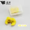 Kit de Tampões de Ouvido de Silicone para Natação à Prova d'Água Tampão de Ouvido para Dormir Redução de Ruído Tampão de Ouvido com Clipe de Nariz Kit de Tampões de Ouvido Espirais Atacado