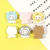Accesorios de Resina Lindos de Dibujos Animados Cascos de Animales Material de Pegamento Cremoso para Manualidades Parche de Material Decoración Hecha a Mano Accesorios para el Cabello