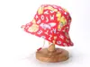 Comercio exterior impresión sombrero de pescador para bebé verano nuevo protección solar sombrero tipo cubo lindo caricatura sombrero de niño femenino G282