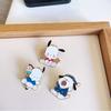 Broche Patcha Dog Hello Kitty Fofo Desenho Animado Japonês Sanrio Cachorro Pudim Insígnia de Animação Criativa Acessórios Masculinos e Femininos