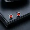 Brincos Cluster de Diamante Cheio de Novo Estilo Transfronteiriços para Homens, Modernos e Versáteis, Brincos de Flor de Íris em Forma de Cruz de Alto Padrão para Mulheres