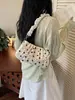 Bolso Único con Textura para Mujer, Bolso Tote Pequeño Sencillo, Nuevo Bolso Cuadrado Pequeño de Lunares Verano 2026, Bolso Cruzado de Moda