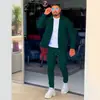 Conjunto de Chaqueta Casual para Hombre de Color Sólido con Cuello Waffle y Pantalones de Manga Larga Envío 72H Transfronterizo Primavera y Otoño