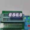 Suministrado directamente por el fabricante, tubo digital LED de 4 dígitos de 0,28 pulgadas, fila única de 7 pines, tubo digital de alta luminosidad de luz blanca de 4 dígitos