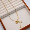 Conjunto Único e Estiloso de Colar e Pulseira Dourados Cristal de Gelo para Boa Sorte, Edição de Ano Novo, Luxo Jovem com um Toque de Alto Padrão