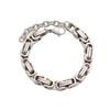 Hip-hop europeo y americano industria pesada cadena gruesa dominante acero de titanio cadena imperial pulsera collar exagerado versátil para hombres y mujeres cadena para el cuello