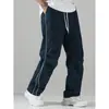 Comércio Exterior Transfronteiriço Mais Vendido Calças de Caminhada Retrô Masculinas Calças Esportivas Casuais Estilo Hong Kong Soltas Retas Atacado em Estoque