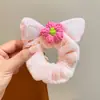 Diadema de Peluche Versátil con Orejas de Conejo para Otoño e Invierno para Niñas, Lazo para el Cabello Lindo, Goma para el Cabello, Accesorios para el Cabello de Bebé, Lazo para el Cabello
