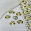 Wuzhou K9 Super Brilhante 8X12 Pedra de Strass em Formato de Ovo de Pombo 1:1 Réplica de Acessórios para Nail Art Huazi Pontiagudos de Fundo Decorativo DIY