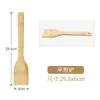 Espátula de Bambú con Mango Largo para Sartenes Antiadherentes, Espátula para Cocinar, Cuchara de Arroz de Madera, Espátula de Bambú Resistente a Altas Temperaturas al por Mayor