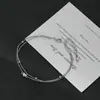 Joyas de Mano Personalizadas Bañadas en Oro Real para Mujer, Pulsera de Amor Estilo Metálico de Diseño Nicho, Pulsera Simple y Versátil al por Mayor