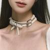 Personalizada, De Alta Gama, Elegante, Cadena para Clavícula, Accesorios para el Cuello Apilables, Collar con Borlas, Diseño Moderno y Versátil, Combinación de Nicho