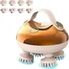 Transfronterizo Completamente Automático Amasado Impermeable Garra de Masaje de Amasado Masajeador Eléctrico para la Cabeza Masajeador del Cuero Cabelludo Portátil