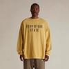 Fog Multi-Line Essentials Hhh Marca Americana de Moda de Rua Estampa de Letra Escondida Camiseta Casual Solta de Manga Longa