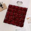 Novo 520 Dia dos Namorados Rosa Espessada 5 Camadas Colorida Cabeça de Flor Grande Flor de Sabão Flor Imortal Caixa de Presente Buquê Material