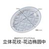 Molde de Pingente com Padrão 3D Molde de Resina de Cristal DIY Trevo de Quatro Folhas Coração Hexágono Onda Oval