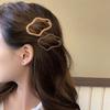 Pinza para cabello hueca en forma de nube para cabello roto Clip explosivo de una palabra TikTok Horquilla para flequillo delantero Simple Horquilla para cabello de la parte posterior de la cabeza