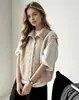 Chaleco de Punto para Mujer 2026 Nuevo Estilo Otoño/Invierno, Chaleco Abrigo sin Mangas con Cuello, Chaleco de Felpa Versátil, Top de Moda para Mujer