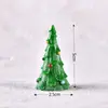 Novos acessórios decorativos de Natal com Papai Noel e boneco de neve, cenas de Natal em miniatura, meias de Natal, presentes, sinos e pequenas figuras de resina