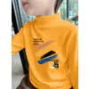Ropa interior térmica de felpa cepillada para niños, cuello semi-alto, cálida para niños, top para bebé Otoño/Invierno, versátil para Otoño, ropa interior casual