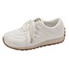 Zapatillas de Entrenamiento Alemanas Retro Versátiles de Suela Gruesa para Mujer 2025 Nuevas Primavera Casual Zapatos Blancos Deportivos Aumentados Forrest Gump