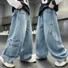Ropa para niños para niños, pantalones de primavera y otoño, nuevos jeans de otoño 2026 para niños, pantalones largos casuales para niños mayores en otoño