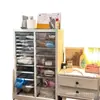 Armário de arquivo tipo gaveta A4 organizador de amostras armário cor para nail art maquiagem esmalte de unha gel armário de armazenamento de fundo plano loja de bolos armário de panificação