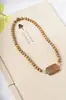 Diseño Original Cuentas de Chip de Sándalo Verde Pulsera DIY de Jade de Seda Dorada Calabaza Retro para Mujer Hombre Pulsera Cuentas de Buda