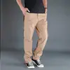 ¡Costura 3D! ¡Pantalones de bolsillo para exteriores! ¡Ropa de trabajo de leñador duradera! Pantalones deportivos casuales rectos multibolsillos