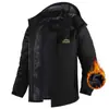 Ozone Transfronterizo Tallas Grandes Europeo y Americano Cálido Exterior Protección contra el Frío Cortavientos Impermeable Forro Polar Espesado Ropa de Montañismo Chaqueta de Algodón Abrigo Hombre