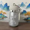 Nueva Taza Termo Mini con Revestimiento de Titanio Regalo de Lujo Ligero de Gama Alta Vaso de Agua Compacto Pequeña Capacidad Regalo de Oficina Vaso de Agua